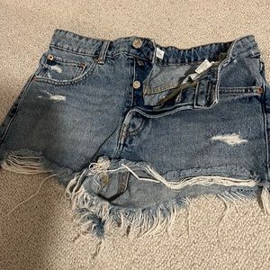 Zara denim shorts